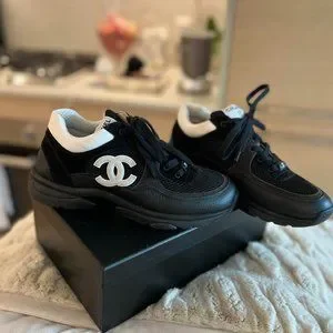 CHANEL Shoes Chanel Cc Sneakers Poshmark